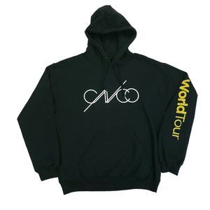 NWOT CNCO Boy Band World Tour Hoodie Sweatshirt Mens Size Medium Black
